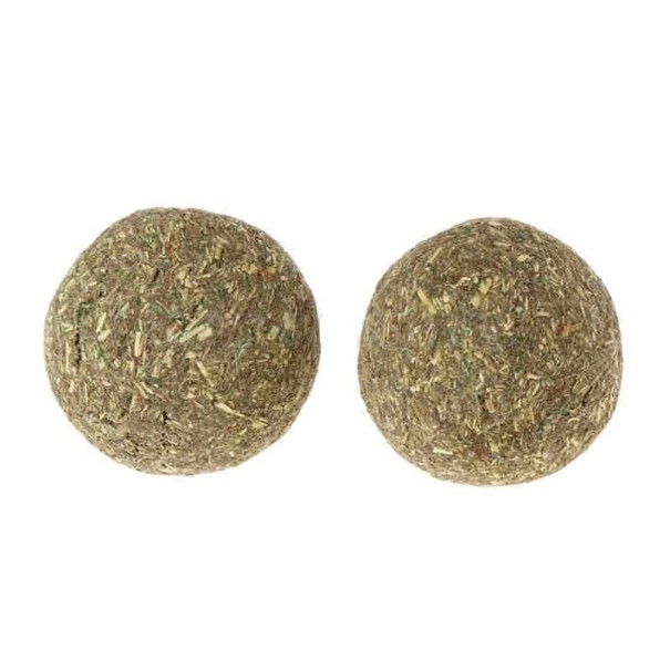 Boules en herbe pour rongeurs 2 pcs 1