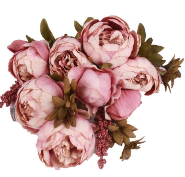Bouquet décoratif de pivoines 5