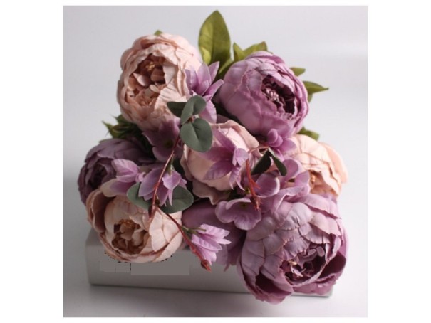 Bouquet decorativo di peonie 21