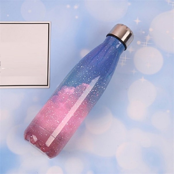 Bouteille de voyage en acier inoxydable avec motif spatial 4