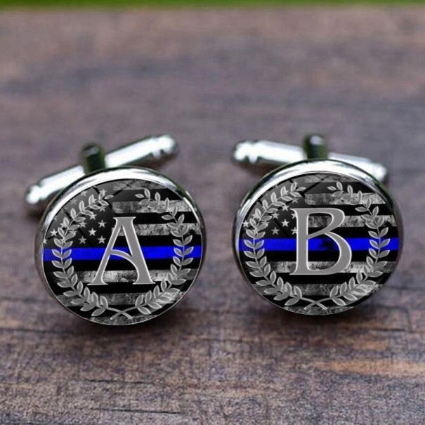 Boutons de manchette avec la lettre T1315 1