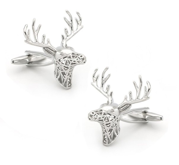 Boutons de manchette cerf T1367 1