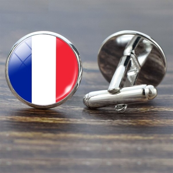 Boutons de manchette drapeau 9