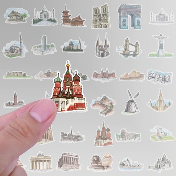 Bouwstickers 40 stuks