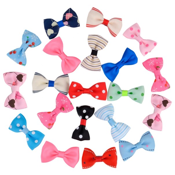 Bow Clip for Small Dogs 20 pcs 1