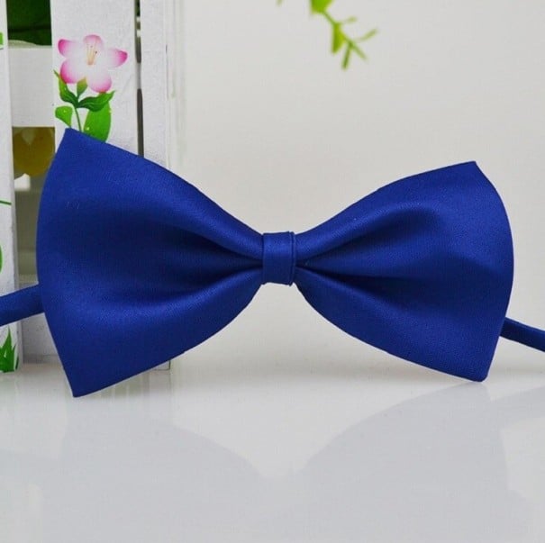 Bow Tie Collar sapphire blue