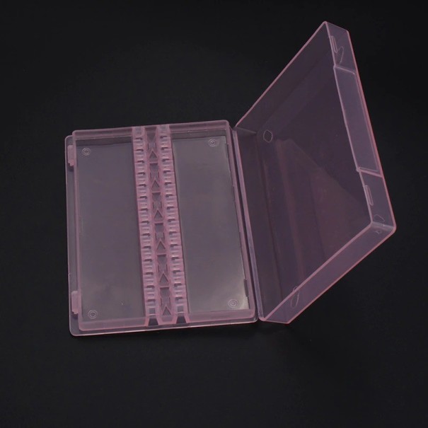 Box para fresas 10 x 7,5 x 1,3 cm rosa