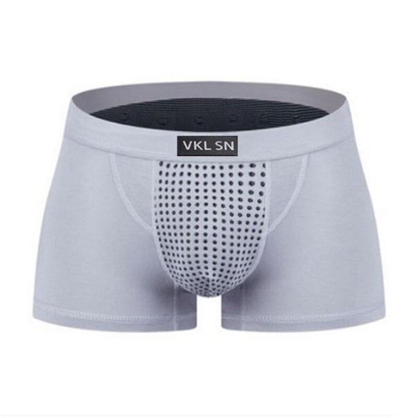 Boxer magnetici da uomo grigio XS