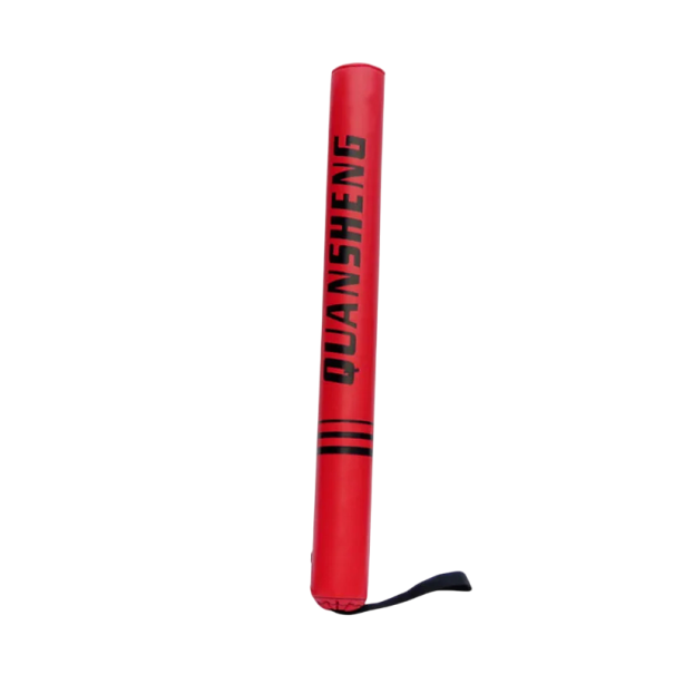 Boxer Trainingsstock 50x5 cm PU Leder Reaktionsstock für Muay Thai MMA Kickbox Taekwondo Kampfsport Geschwindigkeitsziel Fitnessausrüstung rot