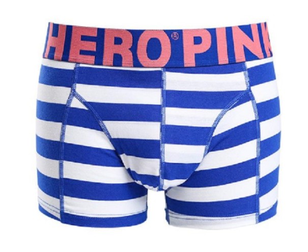Boxers a rayas para hombres A2431 azul L Boxers a rayas para hombres A2431 azul L