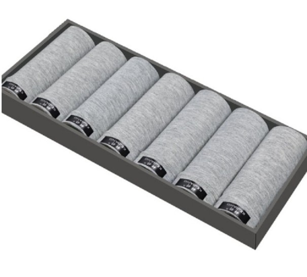 Boxers de hombre - 7 piezas A2714 gris M