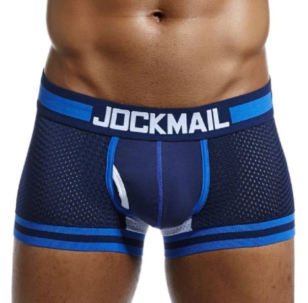 Boxers elegantes para hombre A1 azul oscuro XS