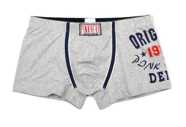 Boxers Lewis cinzento XS