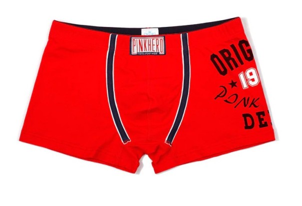 Boxers Lewis pour hommes rouge S