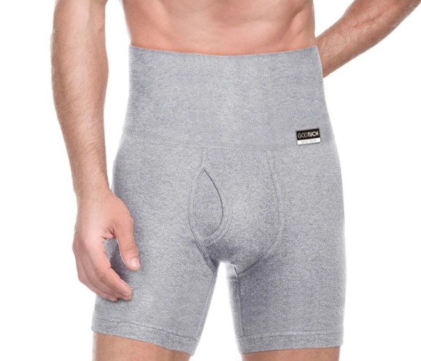 Boxers moldeadores para hombre gris M