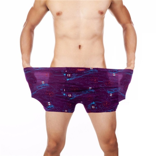 Boxers stylés pour hommes A3 violet XS