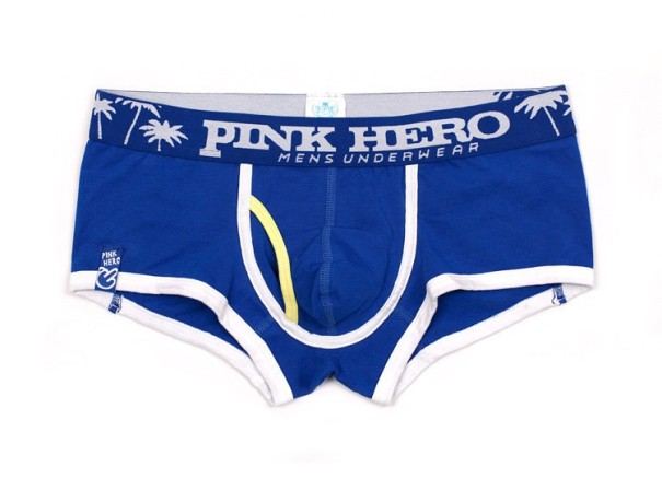 Boxershorts för män med hajtryck blå M