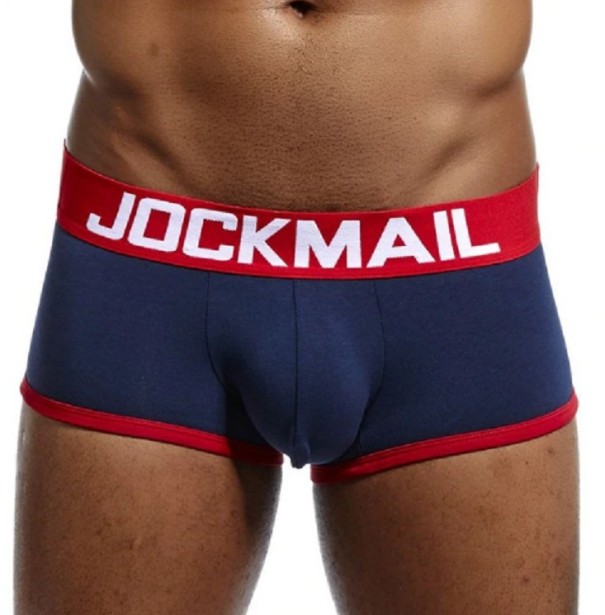 Boxershorts för män med hål mörkblå M