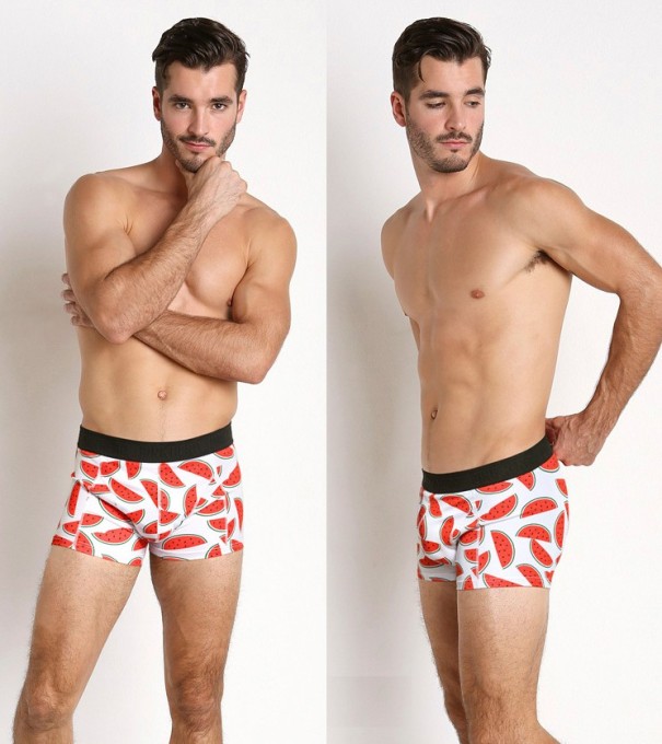 Boxershorts för män med vattenmeloner