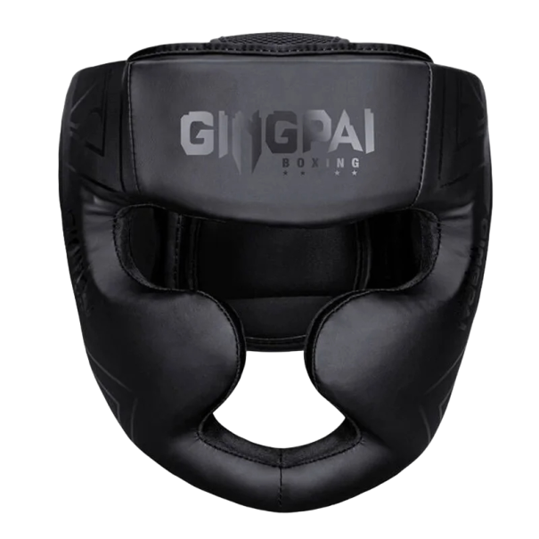 Boxhelm, schützender Boxhelm, Kopfschutz für Damen und Herren V322 schwarz L