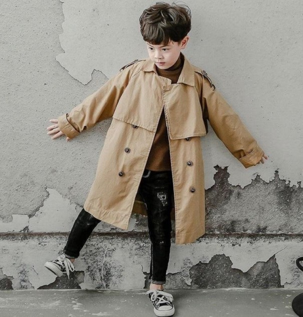 Boys' Coat L2075 beige 5