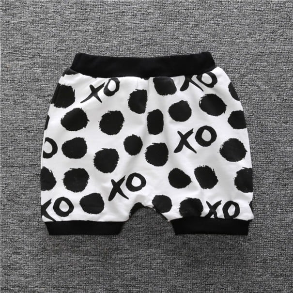 Boys' Shorts with Tic-Tac-Toe Print 12-24 months