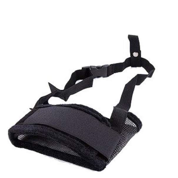 Bozal de fijación para perros negro XL