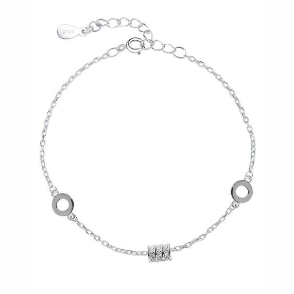 Bracciale a catena da donna con cerchi 1