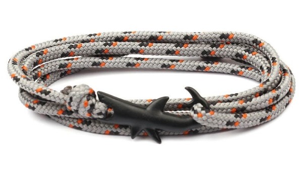 Bracciale a corda a più strati squalo 15