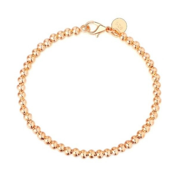 Bracciale a pallini da donna rosa antico