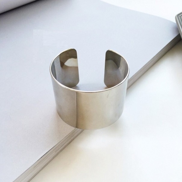 Bracciale aperto da donna H285 argento