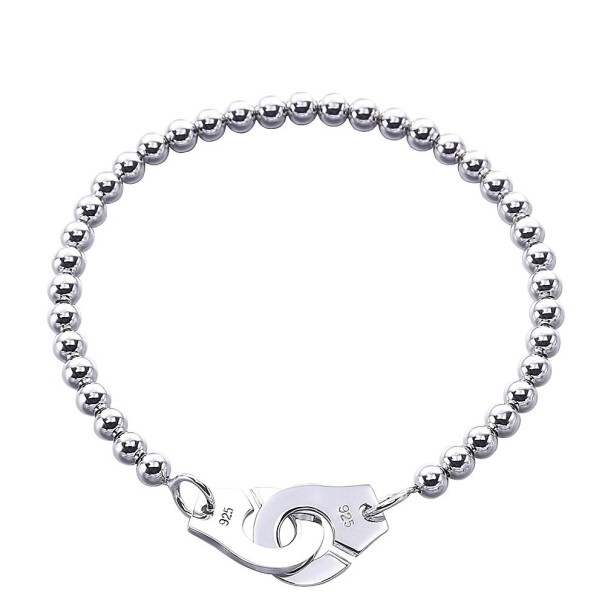 Bracciale da donna con palline e catene 18 cm