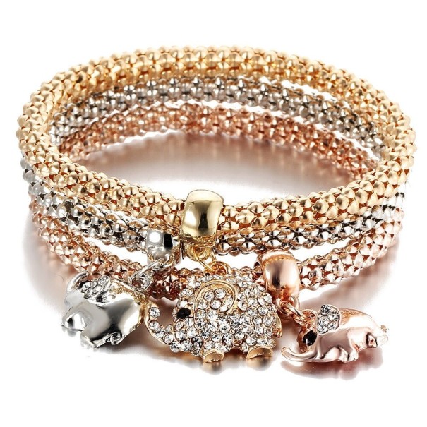 Bracciale da donna con pendenti 3 pz 2