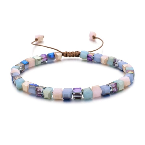 Bracciale da donna con perle di cristallo 7