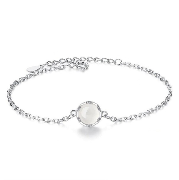 Bracciale da donna con pietra di luna J104 1