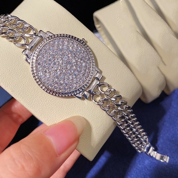 Bracciale da donna con pietre H388 argento