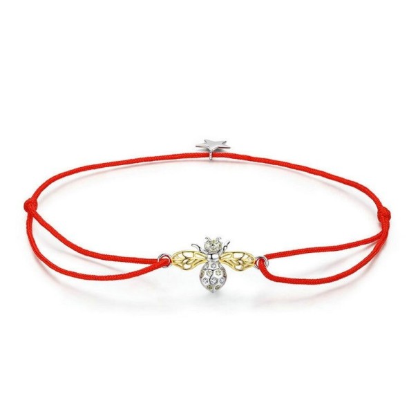 Bracciale da donna in corda con ciondolo 2