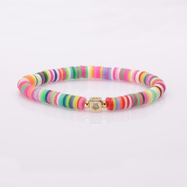 Bracciale di perline da donna H648 17 cm 4