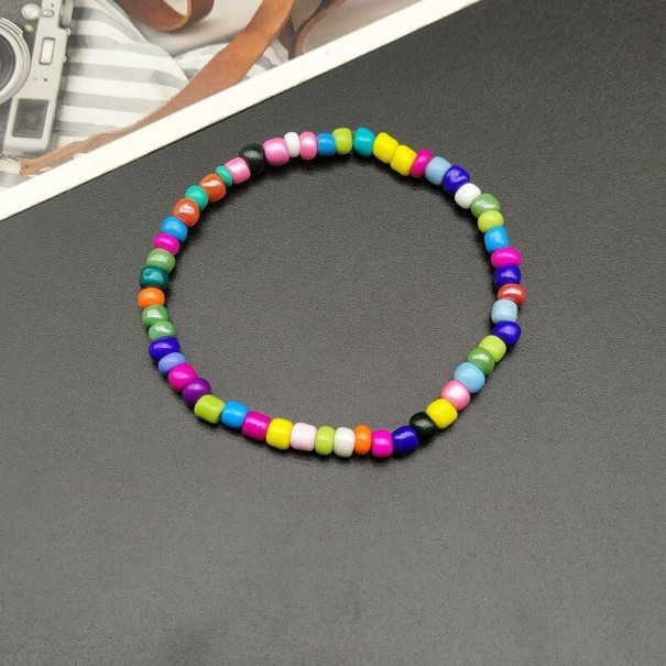 Bracciale di perline multicolore