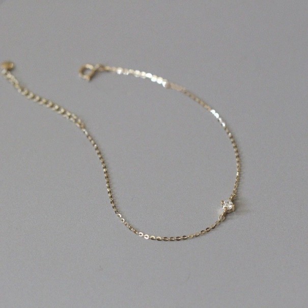 Bracciale femminile sottile con pietra 1