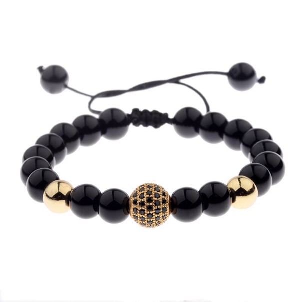 Bracciale in perline da uomo H286 18