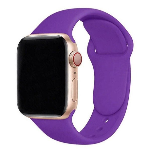 Bracciale in silicone per Apple Watch 42 mm / 44 mm / 45 mm taglia S-M viola