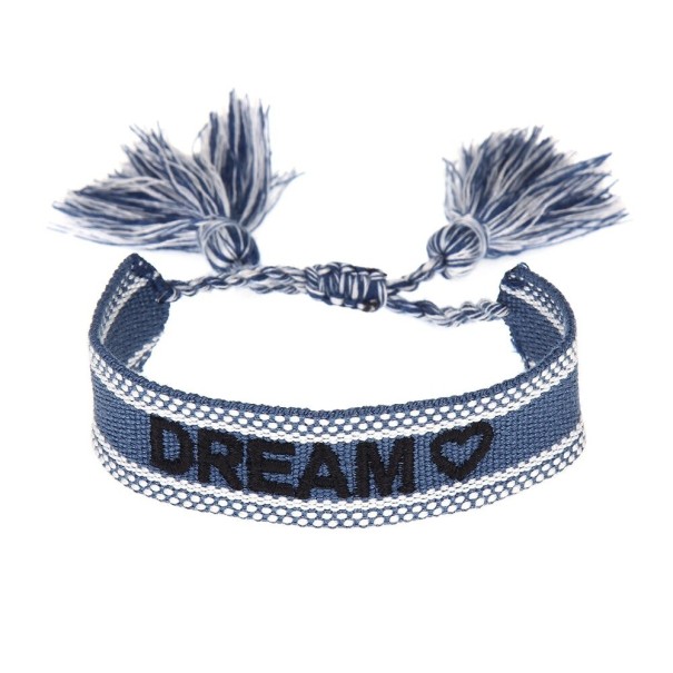 Bracciale intrecciato da donna con iscrizione 2