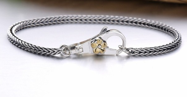 Bracciale intrecciato da donna H89 20 cm 6