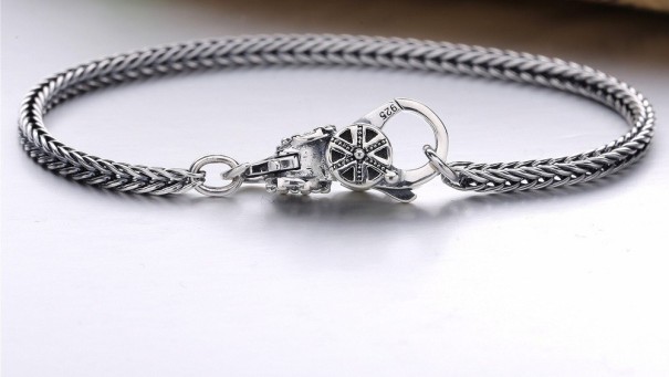 Bracciale intrecciato da donna H89 18 cm 3