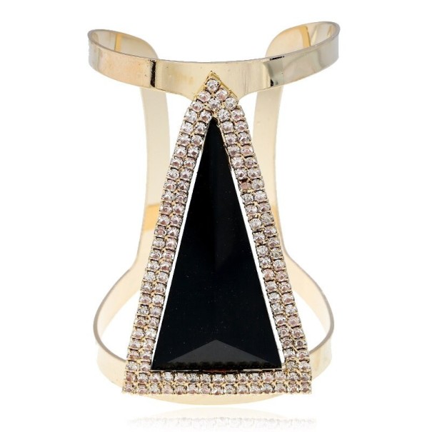 Bracciale largo da donna H237 nero