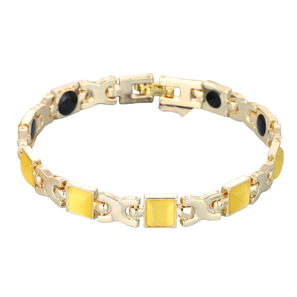 Bracciale magnetico per un sonno migliore Z293 giallo