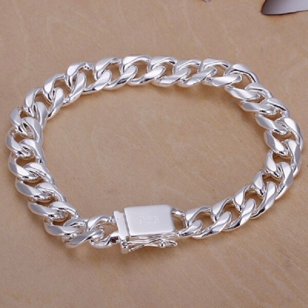 Bracciale massiccio da donna H63 argento