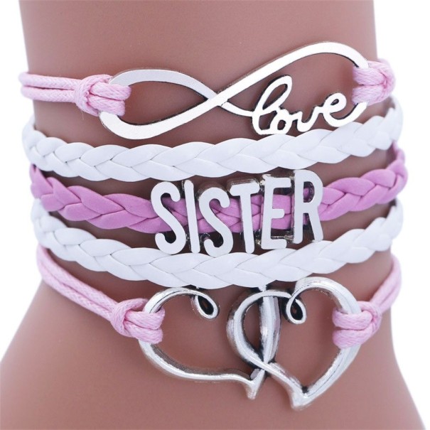 Bracciale multilivello da donna sister rosa