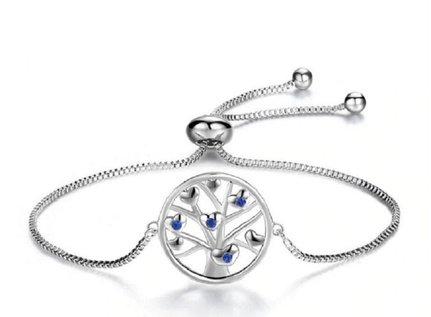 Bracciale regolabile da donna albero 1